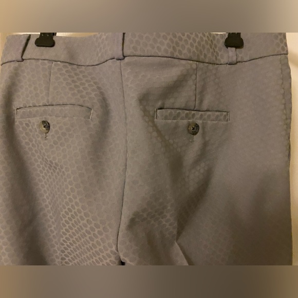Beautiful grey patterned Hampton ankle fit Banana Republic pants (size 4) - Picture 6 of 9